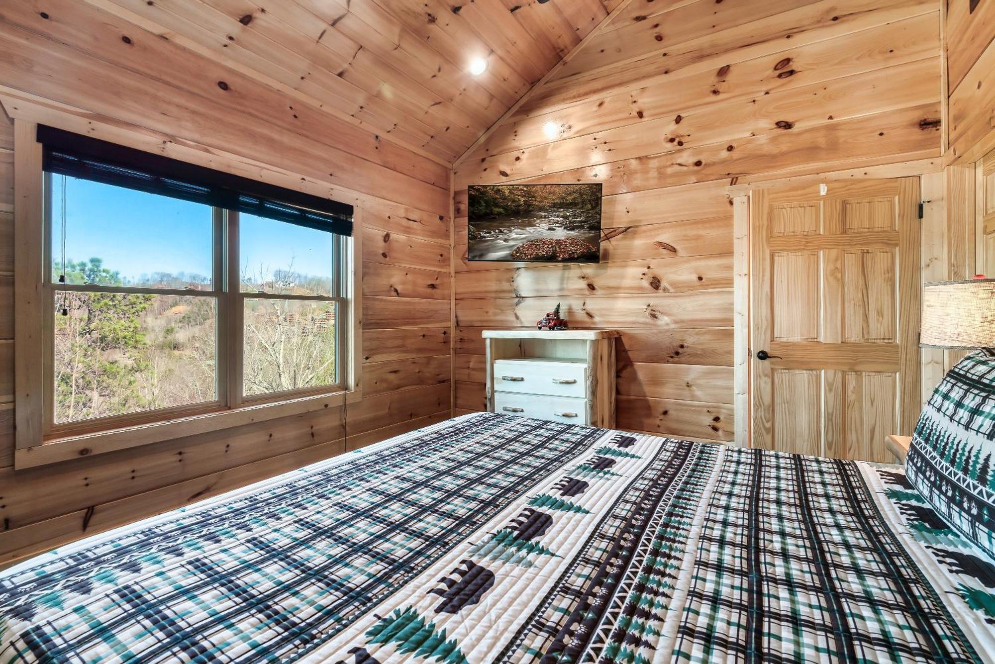 Full Equipped Cabin With A Pool And Game Room Smokies Views Гетлинбург Екстериор снимка