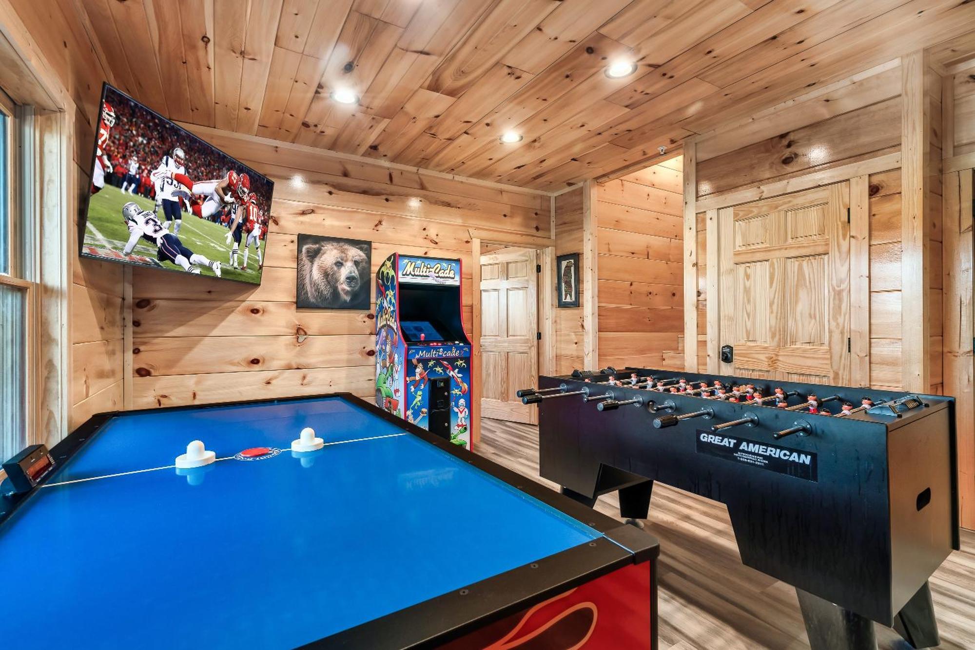 Full Equipped Cabin With A Pool And Game Room Smokies Views Гетлинбург Екстериор снимка